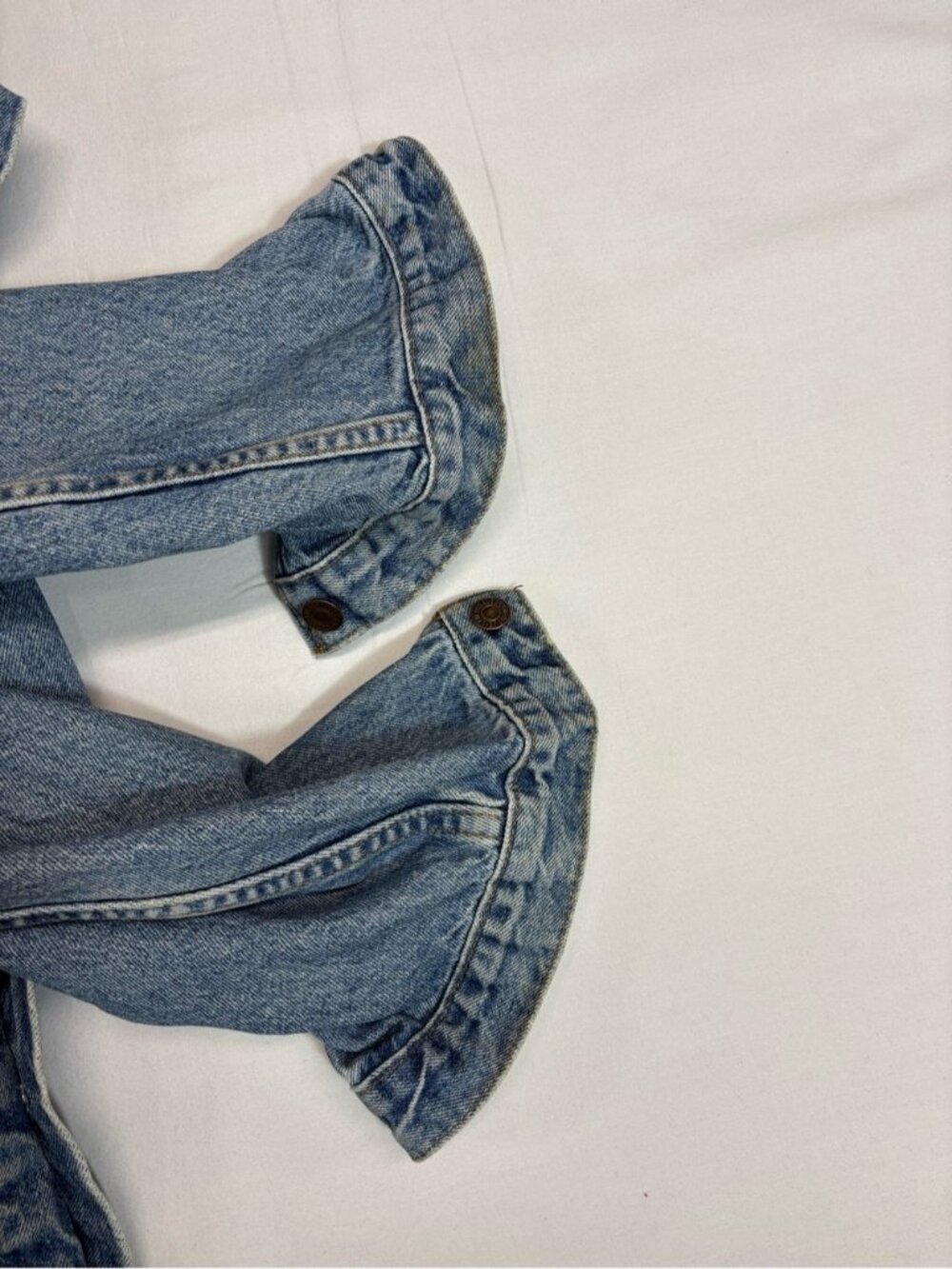 Vintage Levi's 70525 Denim Trucker Jacket Size Large Medium Blue Wash - Picture 10 of 10